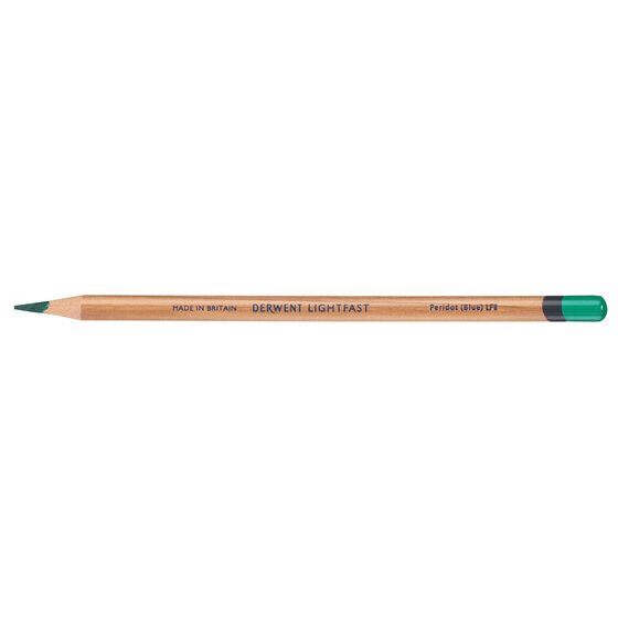 Derwent Lightfast Pencil – Peridot Blue | Long-Lasting Colour for Artists