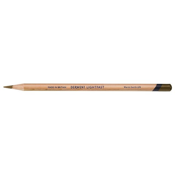 Derwent Lightfast Pencil – Warm Earth | 100-Year Lightfast Artist Coloured Pencil
