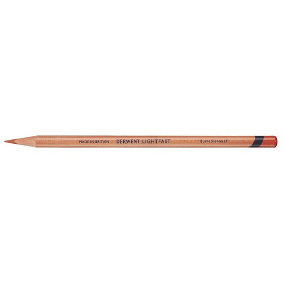 Derwent Lightfast Pencil – Burnt Sienna | 100-Year Lightfast, Paint-Like Mix
