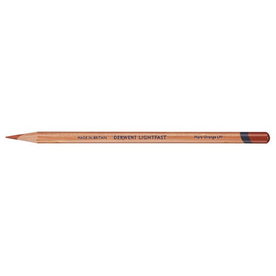 Derwent Lightfast Pencil – Mars Orange | Opaque Laydown, 100-Year Lightfast