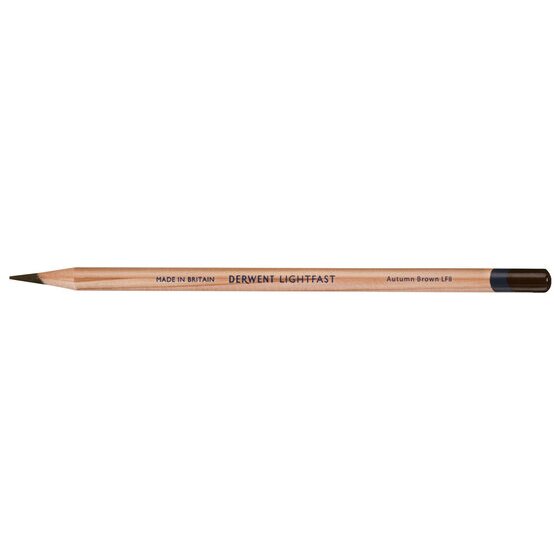 Derwent Lightfast Pencil – Autumn Brown | Strong Point, 100-Year Lightfast