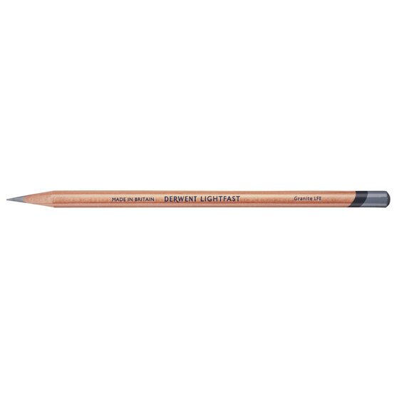 Derwent Lightfast Pencil – Granite | Oil-Based Core, 100-Year Lightfastness