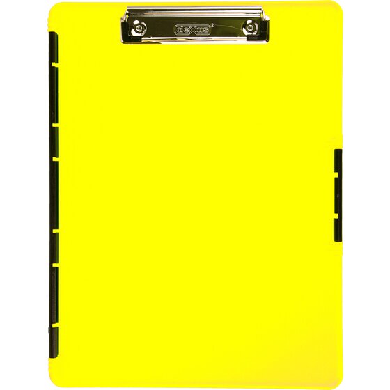 Dexas Slimcase Side Open Clipboard – A4, Neon Yellow (3517-803)