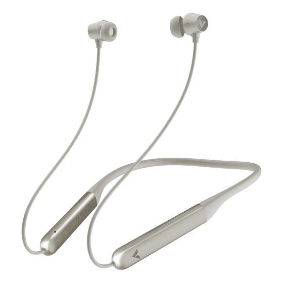 Verbatim Trusound ANC Neckband Earbuds – Grey | Active Noise Cancelling, 28hr Playtime, USB-C