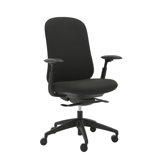 BURO Quantum Ergonomic Office Chair with Arms – Upholstered Back