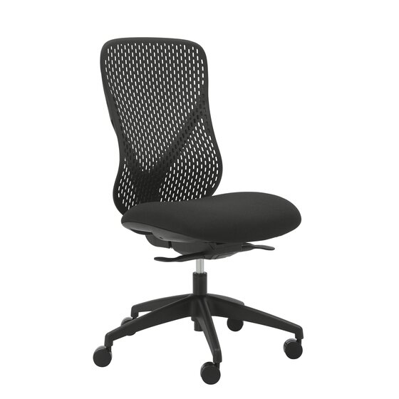 Buro Axon Ergonomic Office Chair – Black | Flex-Back, Memory Foam Seat, Adjustable Height & Depth