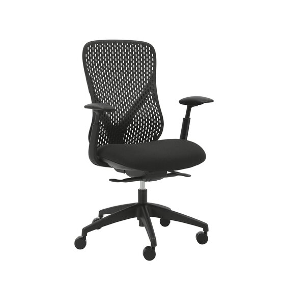 BURO Axon Ergonomic Chair with Arms – Black