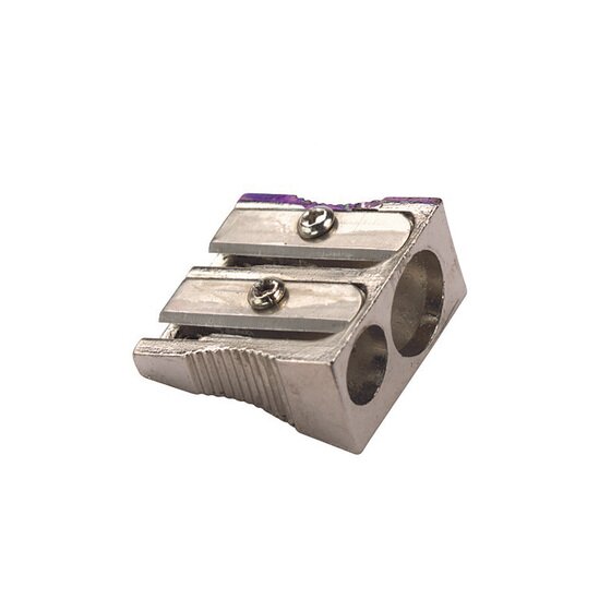 Celco Metal Pencil Sharpener – 2-Hole for Pencils & Crayons (Box of 48)