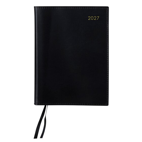 Cumberland 2027 Unbranded Wiro Diary A4 Day-to-Page Black