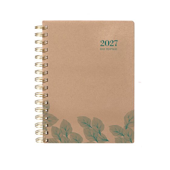 Cumberland 2027 Eco Wise Diary A5 Day-to-Page Kraft