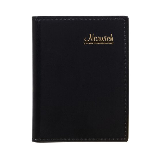 Cumberland Norwich 2027 Diary A7 Week-to-View Black
