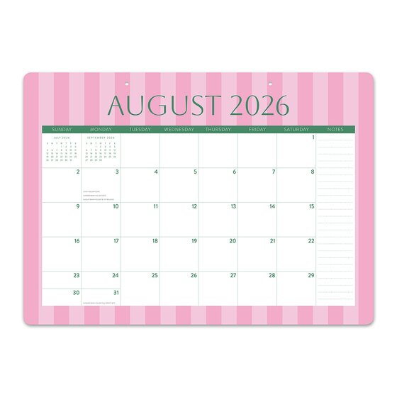 Orange Circle 2027 Cabana Stripes Desk Blotter 476 x 343mm