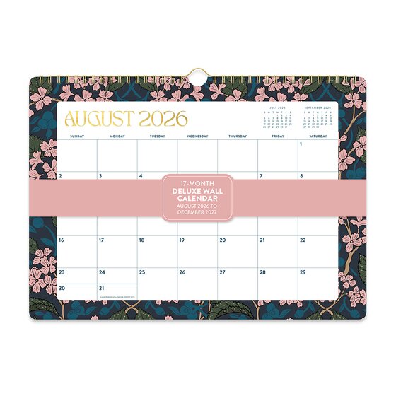 Orange Circle 2027 Romance Deluxe Wall Calendar 348 x 251 mm