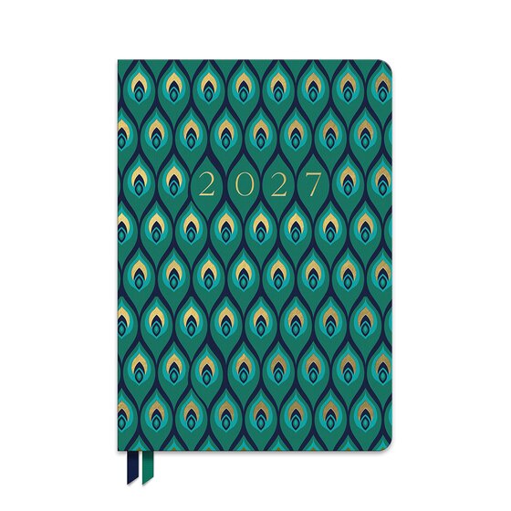 Orange Circle 2027 Cascade Palm Clara Week-to-View Planner 152x216mm