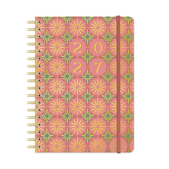 Orange Circle 2027 Romance Tri-Tab Week-to-View Planner 178 x 244mm