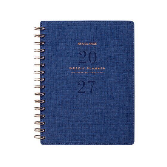 At-A-Glance 2027 Signature Diary A5 Week-to-View Navy