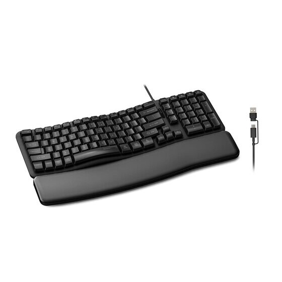 Kensington Pro Fit Ergo KB620 Wired Keyboard with Numeric Keypad