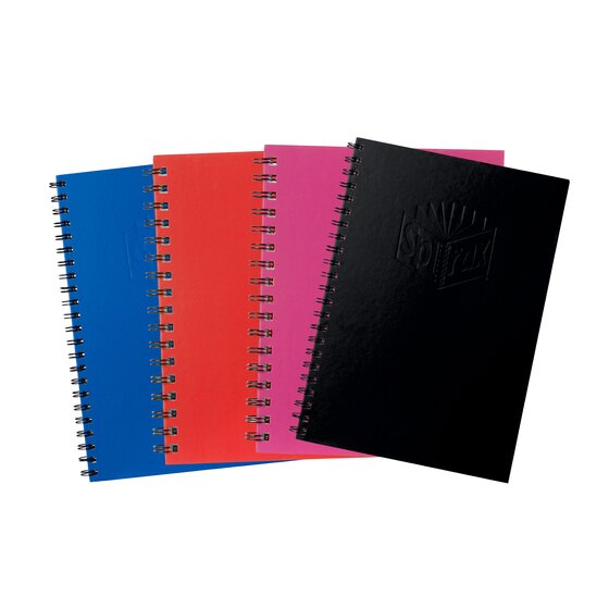 SPIRAX 512 HARD COVER BOOK A4 200 PAGE ASSORTED